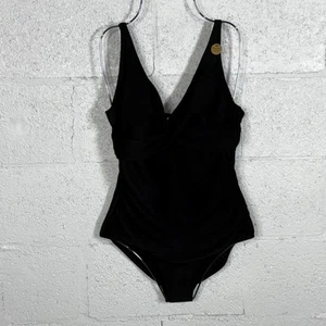 Nip Tuck Rib Louise tummy control One Piece Swimsuit black 6 $80 - Picture 1 of 10
