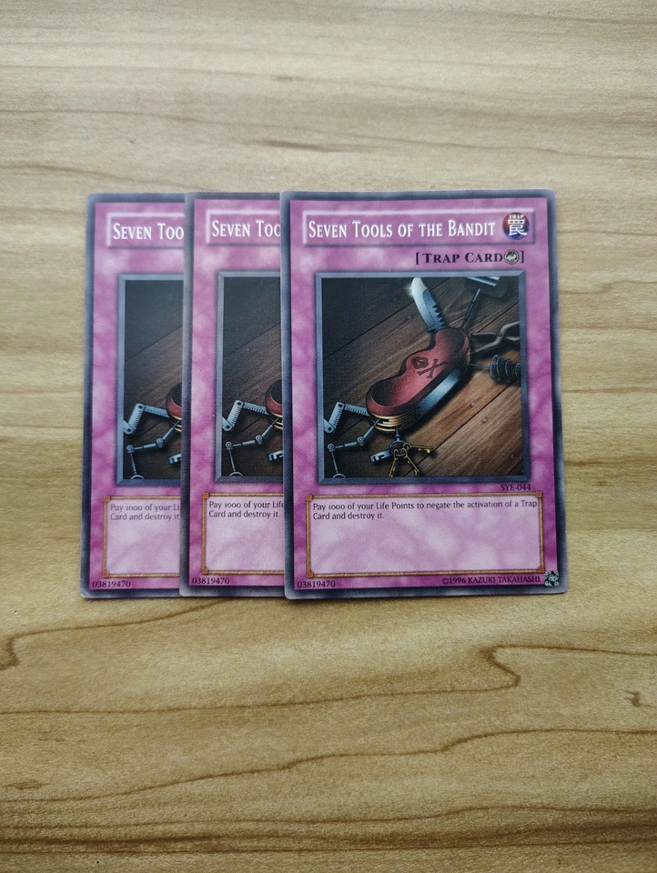 Yu-Gi-Oh! -  Seven Tools Of The Bandit  3X  - Full Playset - Image 1 of 1