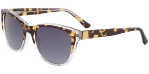 Anne Klein Women's Tortoise Crystal Cat Eye Sunglasses - AK7053 228 - Picture 1 of 1