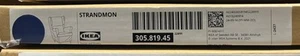 New IKEA STRANDMON Slipcover For Wing Chair Dark Blue/Beige Stripe 305.819.45 - Picture 1 of 1