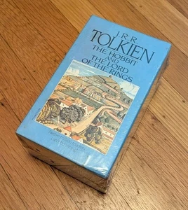 Herr der Ringe JRR Tolkien Box Set Ballantine 4 PB Bücher EX SELTEN LoTR BB - Bild 1 von 6
