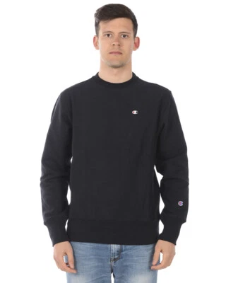 Sweat-shirt Champion Sweat-shirt sweat-shirt homme en coton noir 210965 KK001 - Photo 1/4