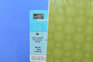 BALI BREEZE DOUBLE SIDED PAPER & BALLET BLUE 12" X 12" NEW - Picture 1 of 10