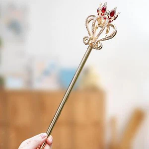 Princess Wands Party Cosplay Dress up Role Play Props Rhinestone Scepter - Picture 1 of 8