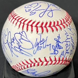2018 St. Louis Cardinals Signed Team Baseball Molina Wainwright Flaherty Ozuna - Picture 1 of 6