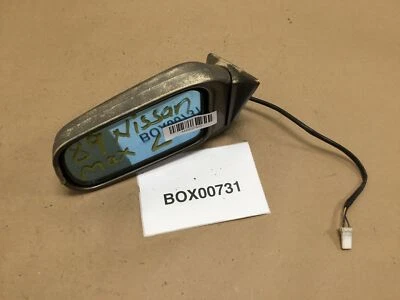 Nissan Máxima 1989 1990 lado del conductor puerta izquierda espejo retrovisor eléctrico gris OEM+ Foto 1 de 4