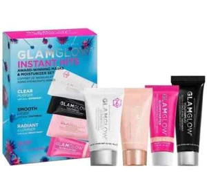 GlamGlow Instant Hits Face Masks & Moisturizers 4pc Set Kit  - New - Picture 1 of 1