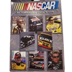 NASCAR 2004 32 Kids Valentines Cards Plus Seals Exchanging Cards - Picture 1 of 3