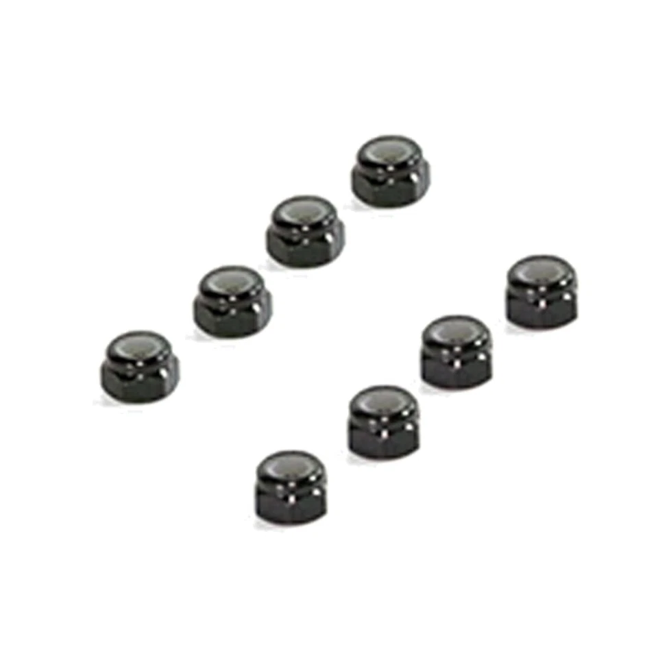 NEW Tuning Haus TUH1060 3mm Alum Locknut (8) BLK FREE US SHIP - Image 1 of 1