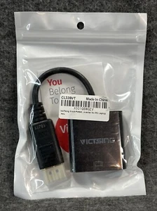 DP Displayport Male to VGA Female Adapter Converter Cable Connector - Picture 1 of 4