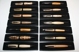 Handgefertigte Holzstifte mit Gun Metal Trim ~ Wählen Sie aus vielen Holzoptionen ~ - Bild 1 von 96