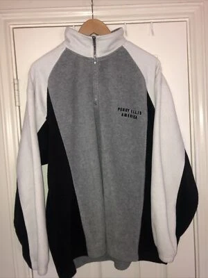 Vellón Perry Ellis America vintage talla grande gris negro blanco Foto 1 de 3