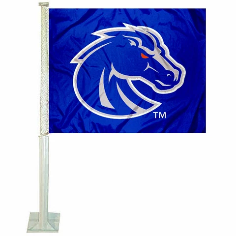 Boise State Broncos Car Auto Window Flag Cover