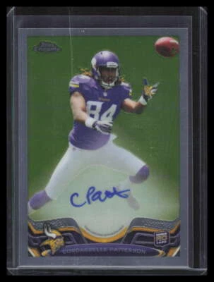 2013 Topps Chrome Rookie Autographs 19 Cordarrelle Patterson Rookie Auto 117/447 - Image 1 of 2