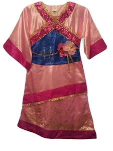 Disney Store Mulan Prinzessin Kimono Kostüm Kleid Mädchen Gr. M (7-8) Pretend Play - Bild 1 von 8