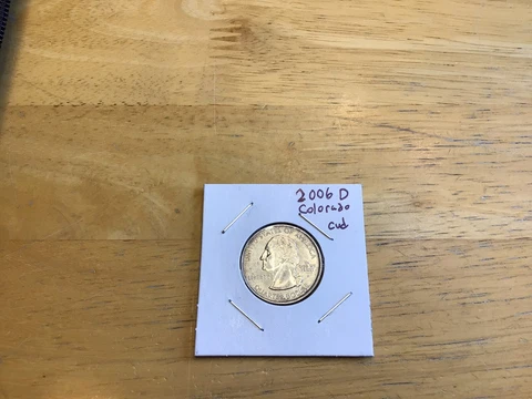 2006 D Colorado State, Washington Quarter, Cud Error, Error At 3 O’clock Cover