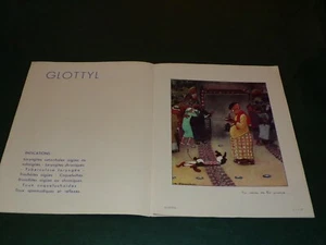 AQUARELLE - J. TOUCHET - LA VOIX DE LA PRESSE .GLOTTYL - LABORATOIRE DENIS - Imagen 1 de 3