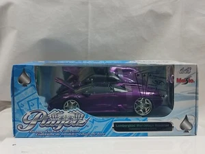 Maisto Players 1/18 Lamborghini Murcielago Roadster Purple Supercar Model - Picture 1 of 6