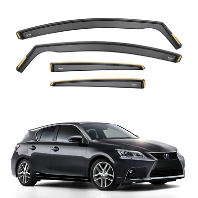ISPEED Wind Deflectors for Lexus CT 200h 2011-2022 5-Door Hatchback 4pc Set - Image 1 of 4