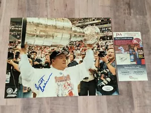 Archivo de fotos firmado por JSA Scotty Bowman 8x10 certificado de autenticidad Red Wings Stanley Cup Canadiens - Imagen 1 de 4