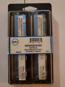 8GB KIT 2 x 4GB DIMM DDR2 ECC Fully Buffered PC2-5300 667MHz 667 MHz Ram Memory - Picture 1 of 1