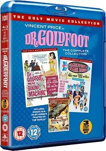 DR. GOLDFOOT The Complete Collection 2 Film Blu-Ray Set NEW (USA Compatible) - Picture 1 of 1