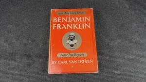 Benjamin Franklin by Van Doren, Carl HC DJ 1957 - Imagen 1 de 8