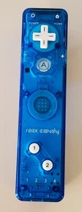 Rock Candy Wii Motion Controller. Remote Wiimote in Clear Blue for Nintendo. - Picture 1 of 11