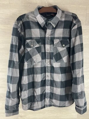 Speed And Strength Motorcycle Jacket Adult Large Full Zip Mens Black Gray - Image 1 of 4