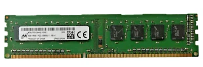 Micron 4GB PC3-12800U DDR3 1600MHz 240 PIN Desktop Ram | MT8JTF51264AZ-1G6E1 - Image 1 of 4