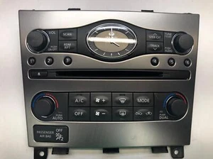 2010 - 13 Infiniti G37 *Sedan* Heater A/C Dual Zone Climate Control Panel W/Nav - Picture 1 of 10