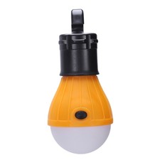 Outdoor 3 LED Camping Lamp Bulb Spherical Plastic Hanging Lamp Tent Lamp Bu I6N6