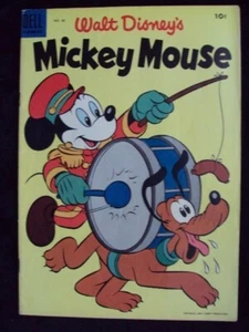 MICKEY MOUSE #40 1955 DELL COMICS GOOFY PLUTO GOLDEN AGE - Picture 1 of 2