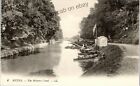 Postcard Hythe Nr Folkestone Kent View Of The Military Canal By Levy Ll 6 Boats
