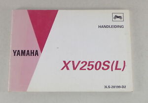 Handleiding Yamaha Virago XV 250 S (L) von 09/1994 - niederländische Sprache