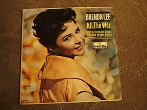 Brenda Lee All The Way 1961 LP Decca DL 4176 Dum Dum Eventually Speak To Me VG+ - Picture 1 of 6