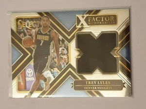 2017-18 PANINI SELECT XFACTOR JERSEY RELIC Trey Lyles - Denver Nuggets - Imagen 1 de 1