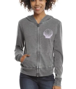 Disney Finding Dory Nemo Purple Shell Reef Scene Zip Hoodie Size Medium - Picture 1 of 1