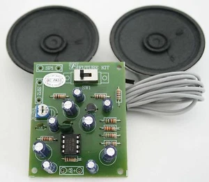 SIMPLE DUAL STATION INTERCOM 6-12VDC [ Assembled Kit ] - Picture 1 of 1