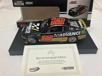 Ryan Blaney    #12 Advance Auto Parts  2024 Mustang   Autographed   1 of 72 - Image 1 of 3