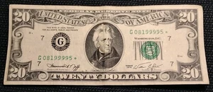 Series 1974  $20 Dollar Bill Federal Reserve Note - Picture 1 of 2