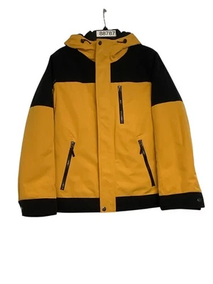 Abrigo chaqueta con capucha Club Room 3 en 1 para hombre mediano amarillo negro Foto 1 de 2