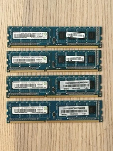 4GB (x4) Desktop Memory DDR3 Ramaxel - 4GB 1Rx8 PC3L-12800U - 16GB Total - Picture 1 of 2
