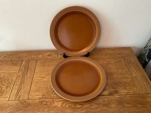 2x Vintage Hornsea Saffron Dinner Plates 26cm. - Picture 1 of 4