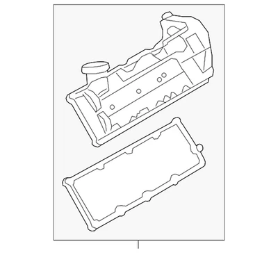 Cubierta de válvula original Audi 059-103-469-BD Foto 1 de 2