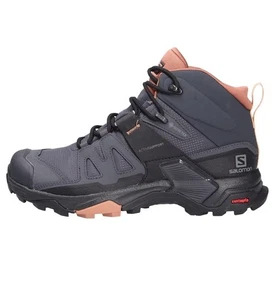 New Salomon X Ultra 4 Mid GTX W Hiking Boots - Black/Gray 412956 Women's US 8 - Picture 1 of 5
