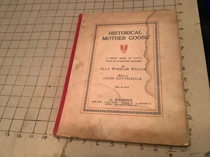 Historical Mother Goose Vintage E Wilcox - 1914 - as found - Picture 1 of 10