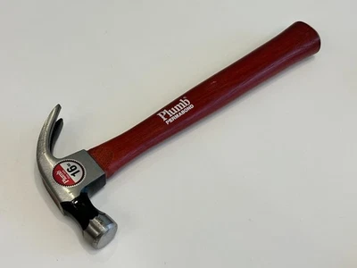 Plumb Tools EE. UU. 16 oz Martillo de garra de madera permabond - Nuevo stock antiguo (NOS) Foto 1 de 4