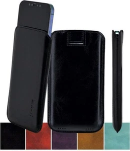 Custodia Esclusiva Suncase In Vera Pelle Slim Per iPhone 14 - Foto 1 di 24