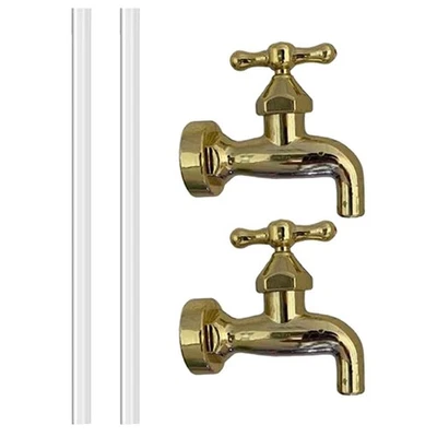  2 Sets von Brunnen Schwimmenden Wasserhahn für Garten Dekoration Unsichtbare - Bild 1 von 4